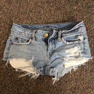 Denim shorts